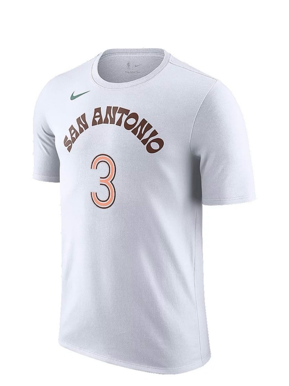 Nike White San Antonio Graphic Number T-Shirt